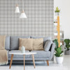 Galerie - Oxford Wallpaper - Grey / Black - 9819-4
