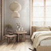 Galerie - Graphics Distressed Geometric Wallpaper - Shimmer Light Beige - 35122