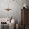 Galerie - Concrete Look Weathered Effect Wallpaper - Shimmer Grey - 35123