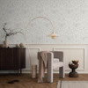 Galerie - Floral Classic Damask Wallpaper - Grey - 35147