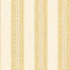 Joules - Palm Leaf Stripe  Wallpaper -  Cream / Yellow - 145379
