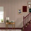 Joules - Decorative Stripe Wallpaper - Pink - 145381