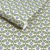 Joules - Stately Floral Wallpaper - Green / Blue - 145390