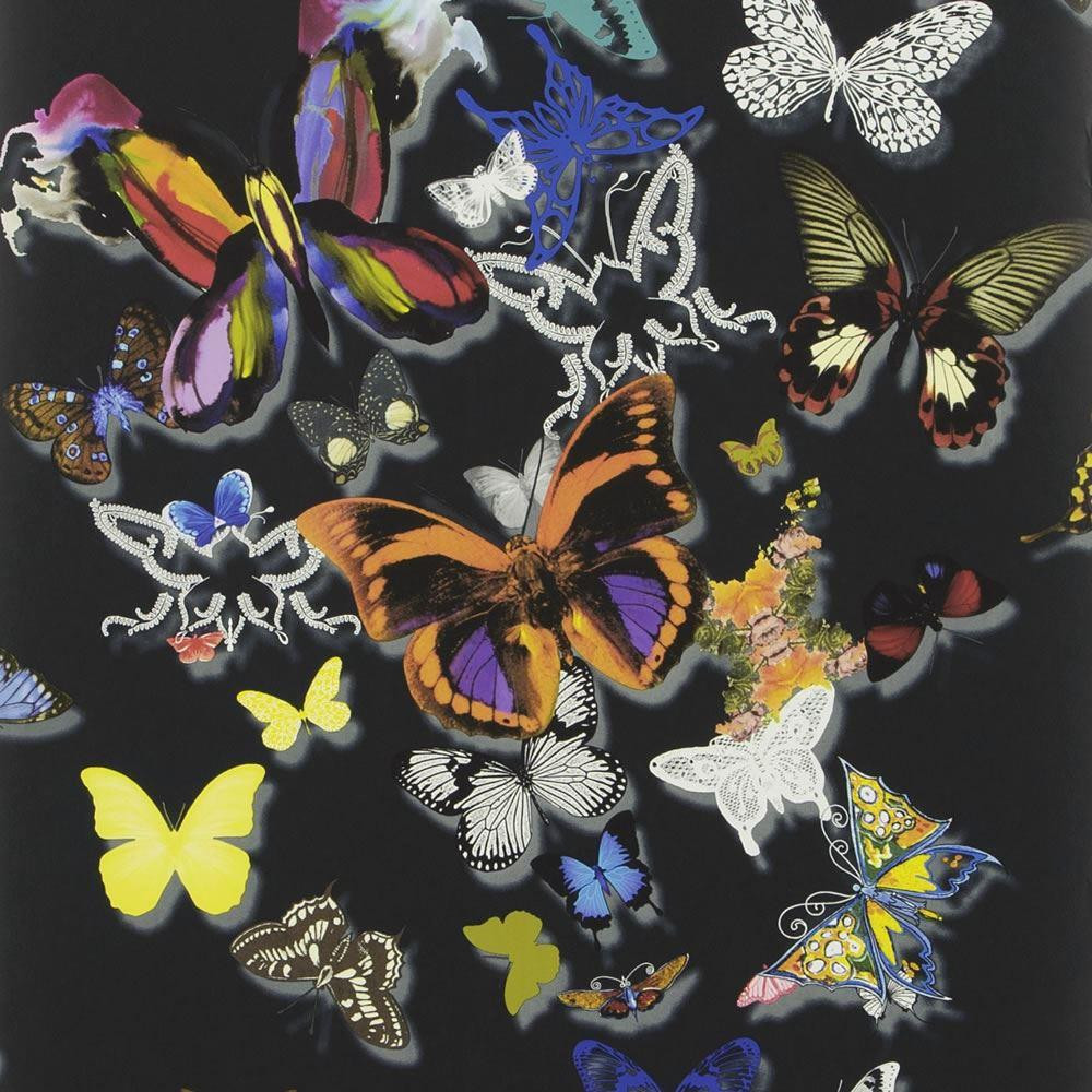Christian Lacroix Butterfly Parade Wallpaper PCL008/02 Oscuro