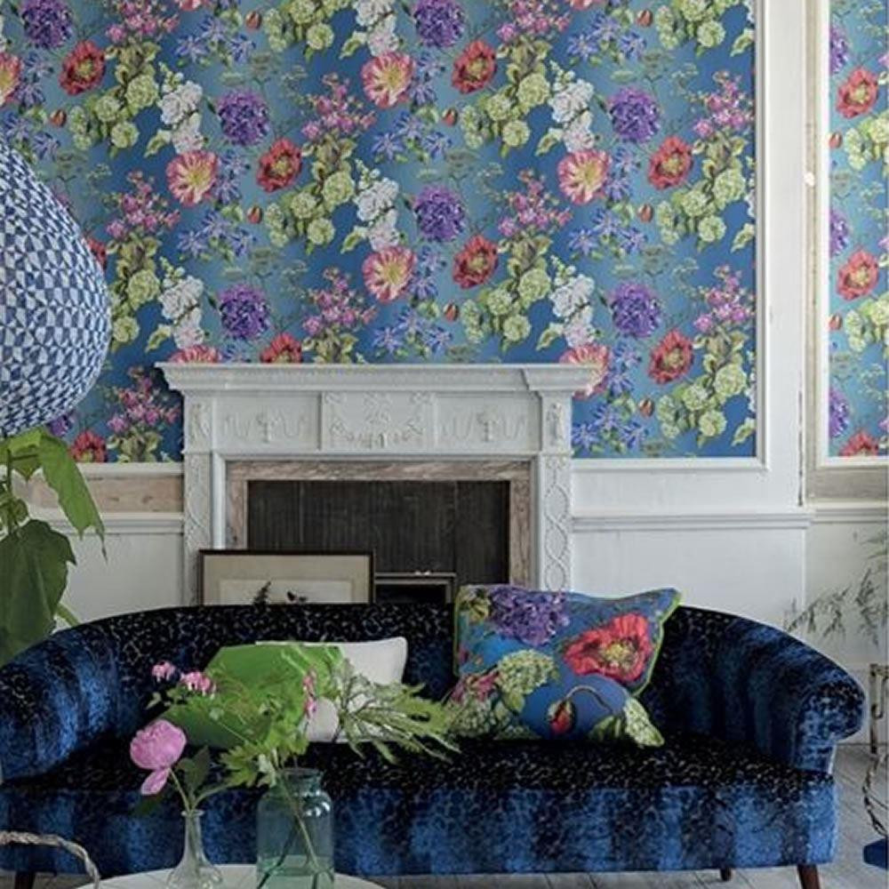 Designers Guild Alexandria Wallpaper P623/01 Lapis