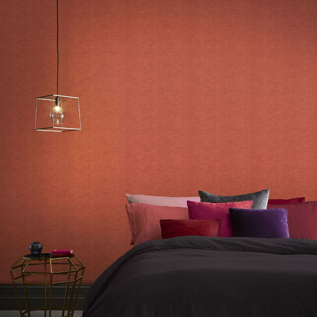 Graham & Brown Crocodile Wallpaper 32772 Coral