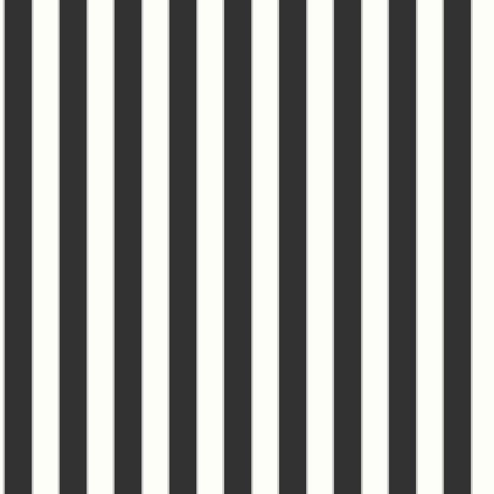 Galerie Simply Silks 4 Formal Stripe Wallpaper SB37913 Black / Silver