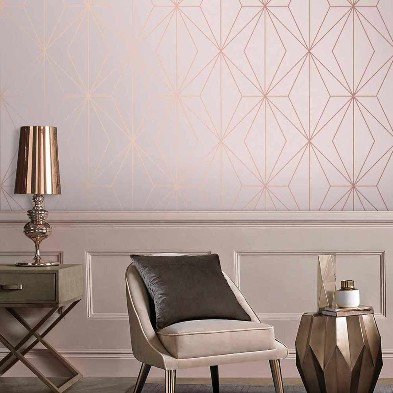 Graham & Brown Harmony Wallpaper 107585 Blush