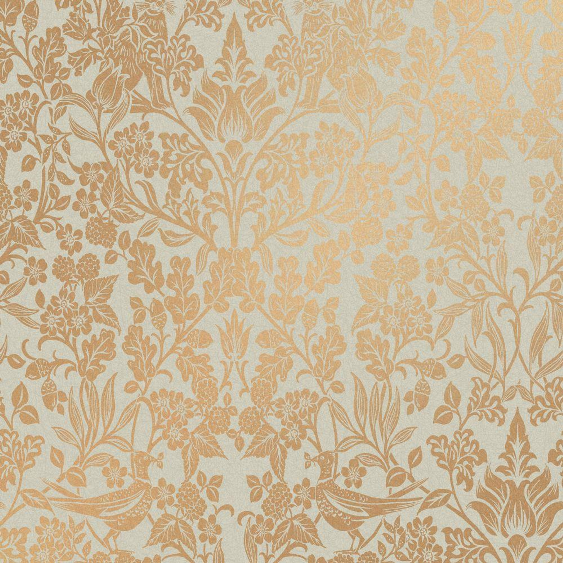 Graham & Brown Hartley Damask Wallpaper - 120624 - Teal