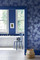 Little Greene Camellia Wallpaper - 0288CASMALT - Smalt