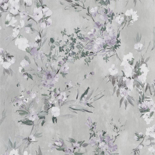 Designers Guild Faience Wallpaper in Silver PDG1024/03