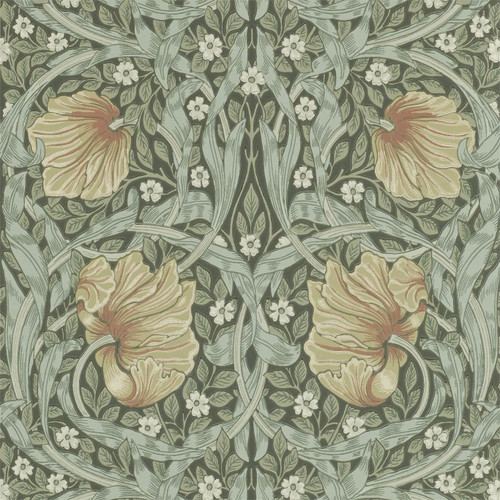Morris & Co Pimpernel Wallpaper 210388 Bayleaf / Manilla