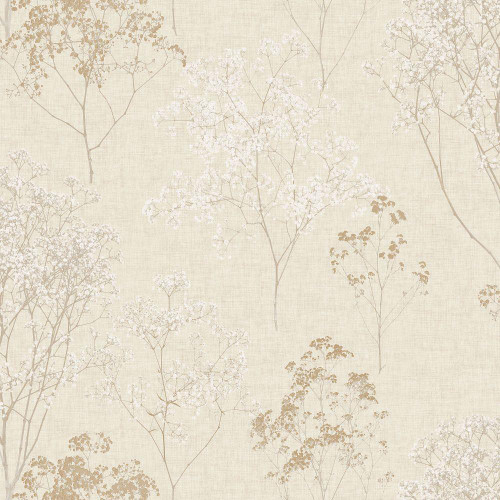 Galerie Homestyle Flowering Trees Wallpaper - FH37508 - Brown / White / Beige