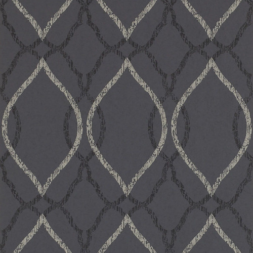 Harlequin Comice Wallpaper 110610 Onyx Grey Black