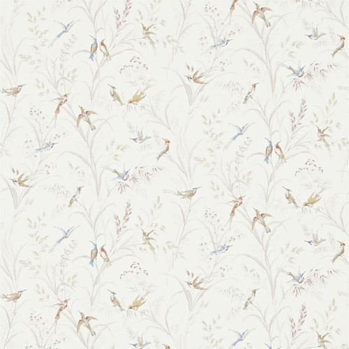 Sanderson Tuileries Wallpaper - 214080 - Taupe / Multi