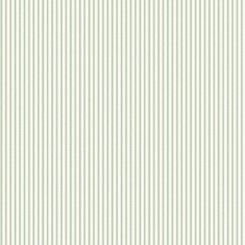 Galerie Miniatures 2 Double Stripe Wallpaper - G67928 - Green / White