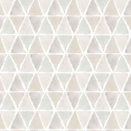 Galerie Kitchen Style 3 Geo Triangles Wallpaper - CK36637 - Grey / Taupe