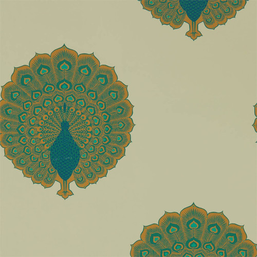 Sanderson Kalapi Wallpaper - 216757 - Peacock