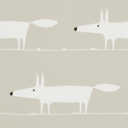 Scion Mr Fox Wallpaper - 110845 - Snow