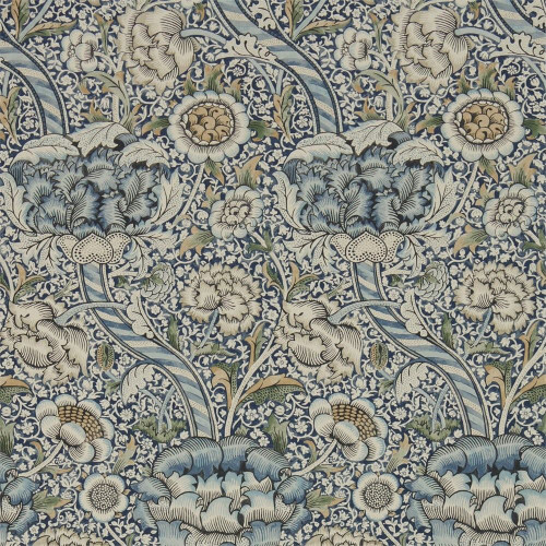 Morris & Co Wandle Wallpaper 216422 Blue / Stone