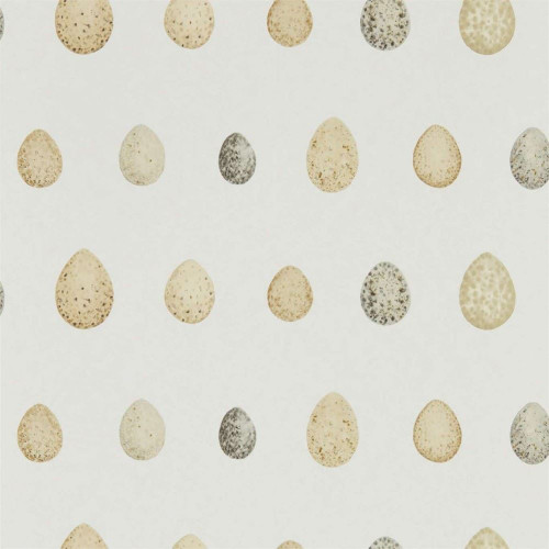 Sanderson Nest Egg Wallpaper - 216505 - Corn / Graphite