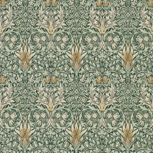 Morris & Co Snakeshead Wallpaper 216427 Forest / Thyme