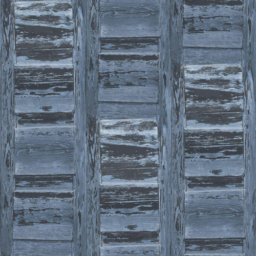 Galerie Homestyle Wood Shutter Wallpaper - FH37561 - Deep Blue