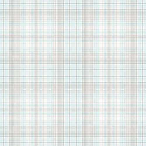 Galerie Abby Rose 4 Tartan Wallpaper - AF37720 - Pale Blue / Grey