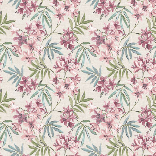 Galerie Abby Rose 4 Tropical Floral Wallpaper - AF37724 - Purple / Beige