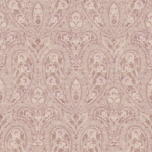 Galerie Abby Rose 4 Paisley Wallpaper - AF37727 - Purple / Beige