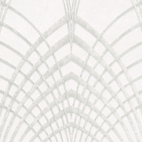 Galerie Graphic Art Deco Wallpaper - 32277 - White