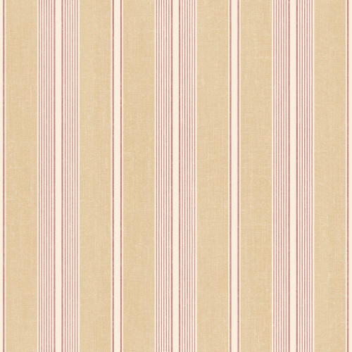 Galerie Stripes & Damasks 2 Dockery Stripe Wallpaper - SD36116 - Cream / Red / White