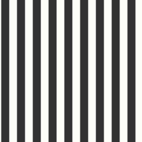 Galerie Simply Silks 4 Formal Stripe Wallpaper - SB37913 - Black / Silver