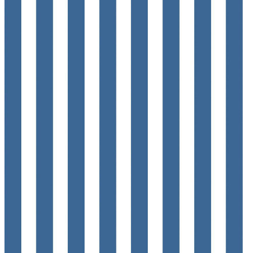 Galerie Tiny Tots 2 Regency Stripe Wallpaper - G78400 - Cobalt Blue
