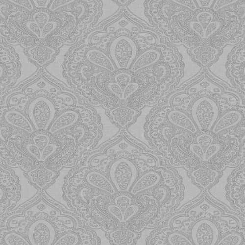 Galerie Emporium Mehndi Damask Wallpaper - DWP0247-03 - Silver