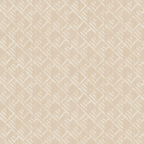 Galerie Texstyle Block Flock Wallpaper - G56577 - Beige / Mica