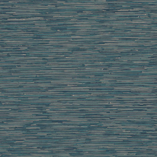Galerie Texstyle Bronze Effect Wallpaper - G56591 - Turquoise / Navy / Metallic Ink
