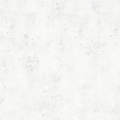 Galerie City Glam Industrial Plain Wallpaper - 32612 - White / Silver