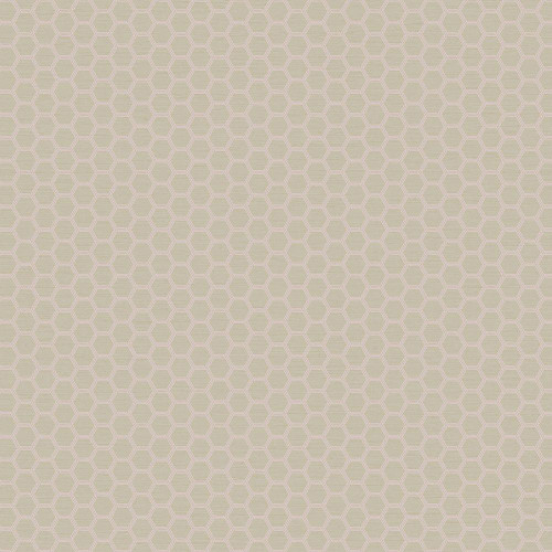Ted Baker Hexie Wallpaper - 12636 - Beige / Pink