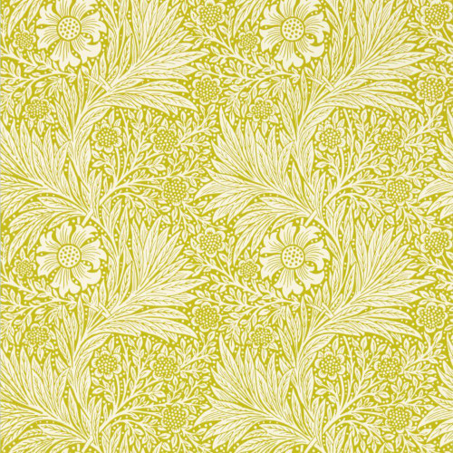 Morris & Co Marigold Wallpaper - 217092 - Chartreuse