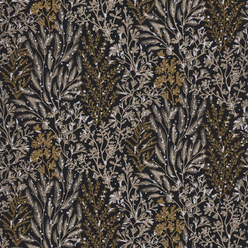 Casamance Isoete Wallpaper Noir 74350528