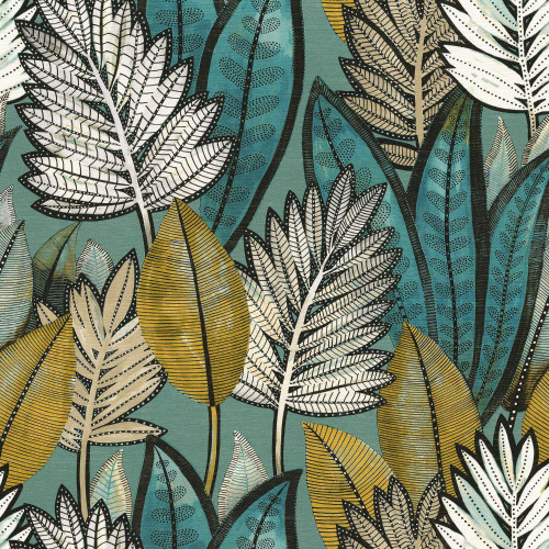 Casamance Sabal Wallpaper Vert D'Eau 74680264