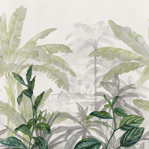 Casamance Olea Wallpaper Blanc 74840170