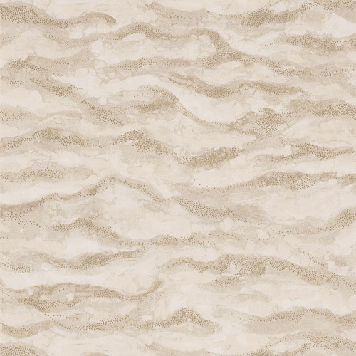 Casamance Sohar Wallpaper Grege / Dore 75401630