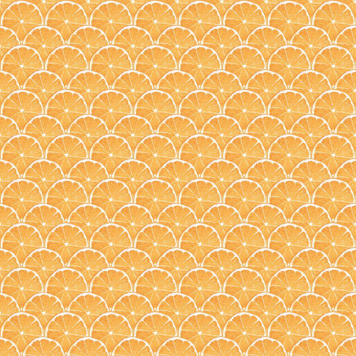 Galerie Just Kitchens Orange Scallop Wallpaper - G45439 - Orange