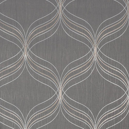 Graham & Brown Optical Geo Wallpaper - 112660 - Grey