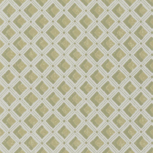 English Heritage Amsee Geometric Wallpaper Moss PEH0002/05
