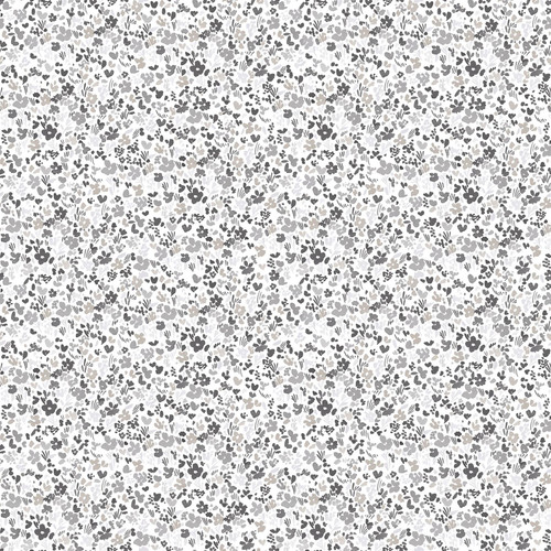 Galerie Mini Mod Floral Wallpaper - G56667 - Grey / Black