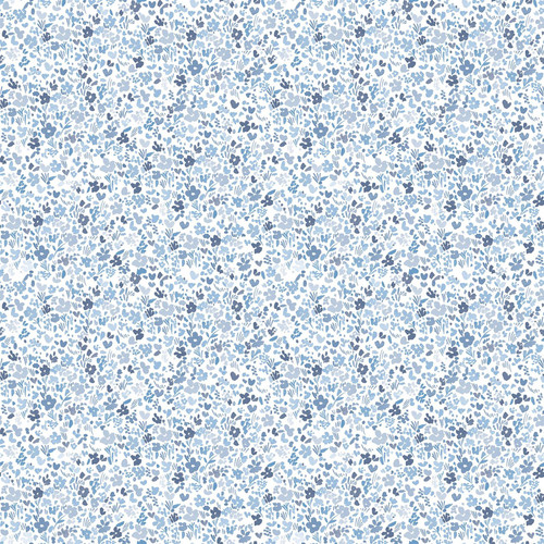 Galerie Mini Mod Floral Wallpaper - G56668 - Navy / Blues