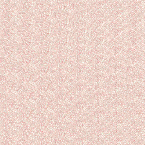 Galerie Small Paisley Wallpaper - G56691 - Blush Pink